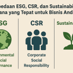 Perbedaan ESG, CSR, dan Sustainability: Penjelasan Lengkap